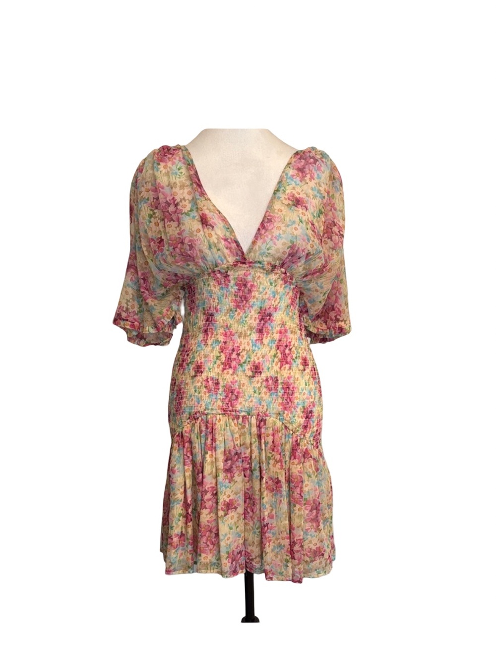 Timo Weiland Multicolor Floral Midi Dress NEW w/ TAGS